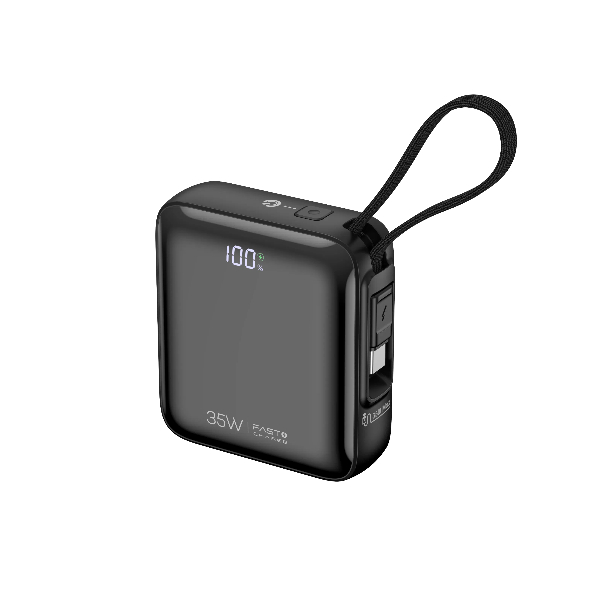 PD35W 10000mAh Mini Power Bank with Cable  