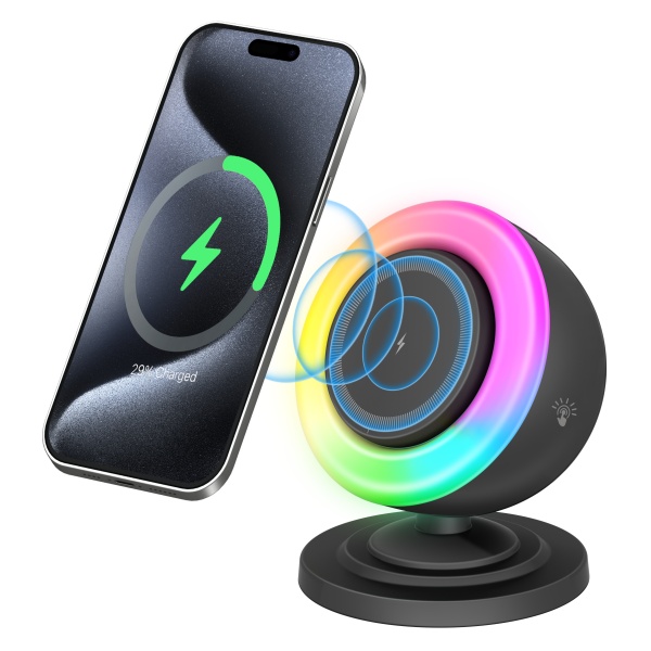 Magnetic 3-in-1 Wireless Charger&Speaker