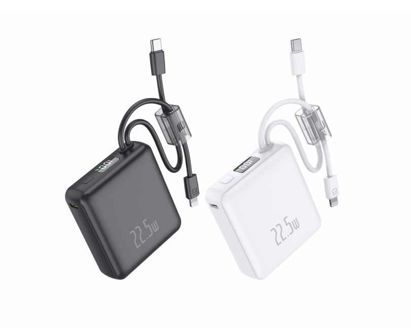 10000mAh Super Mini Power Bank with Cable